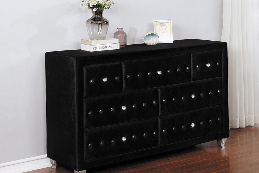 Coaster Deanna 7-Drawer Rectangular Dresser - Black