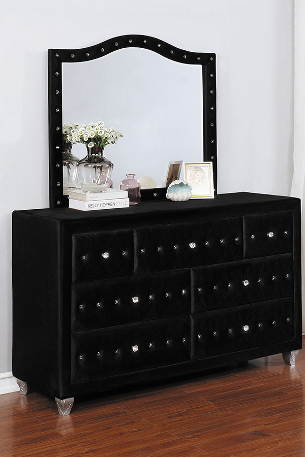 Coaster Deanna 7-Drawer Rectangular Dresser - Black