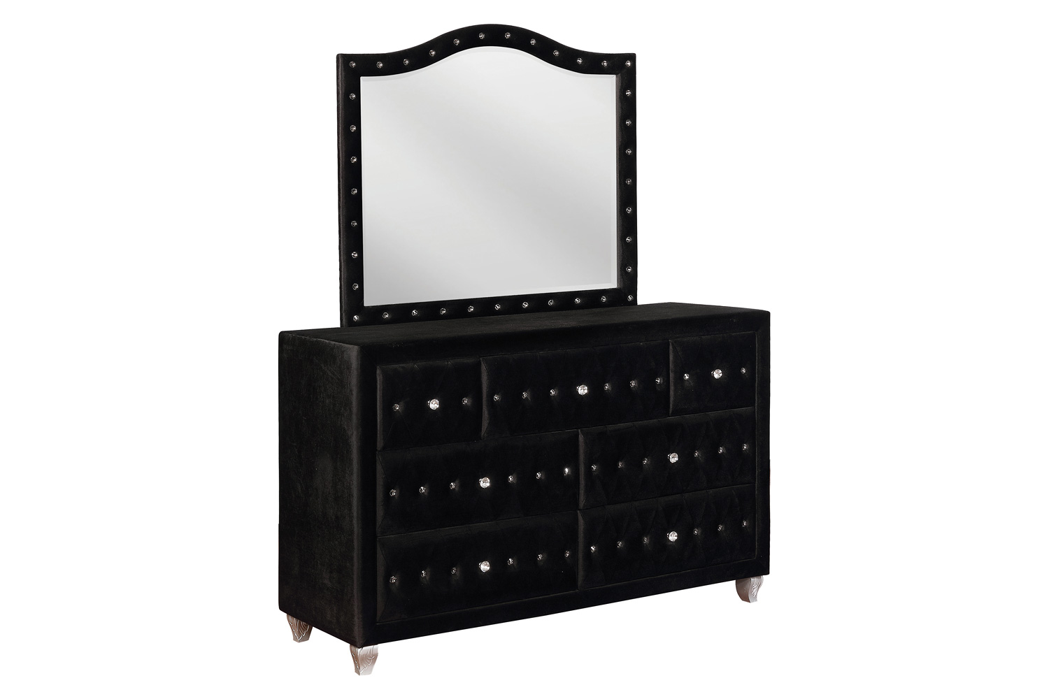 Coaster - Deanna Button Tufted Mirror