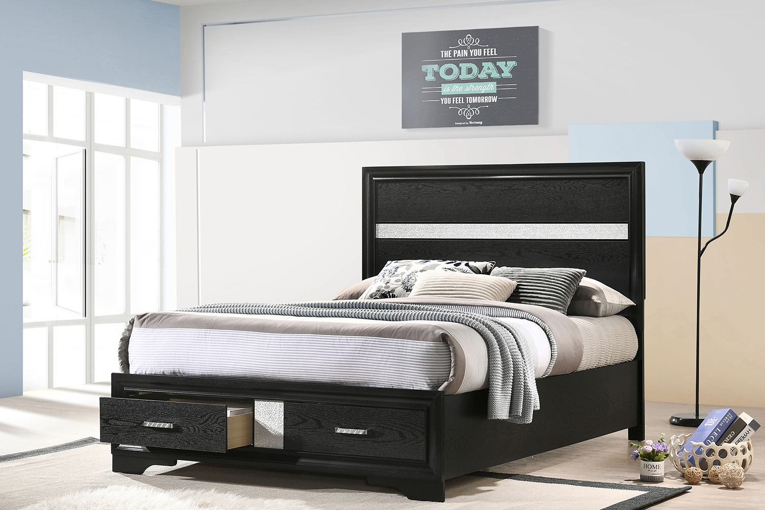 Coaster Miranda Full Storage Bed - Black