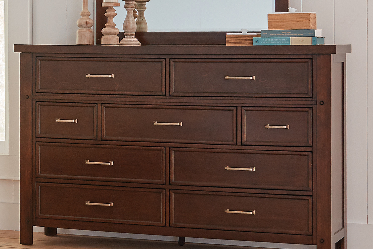 Coaster - Barstow 9-Drawer Rectangular Dresser in Pinot Noir