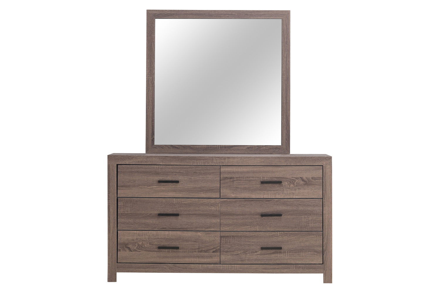 Coaster - Brantford Rectangle Dresser Mirror in Barrel Oak