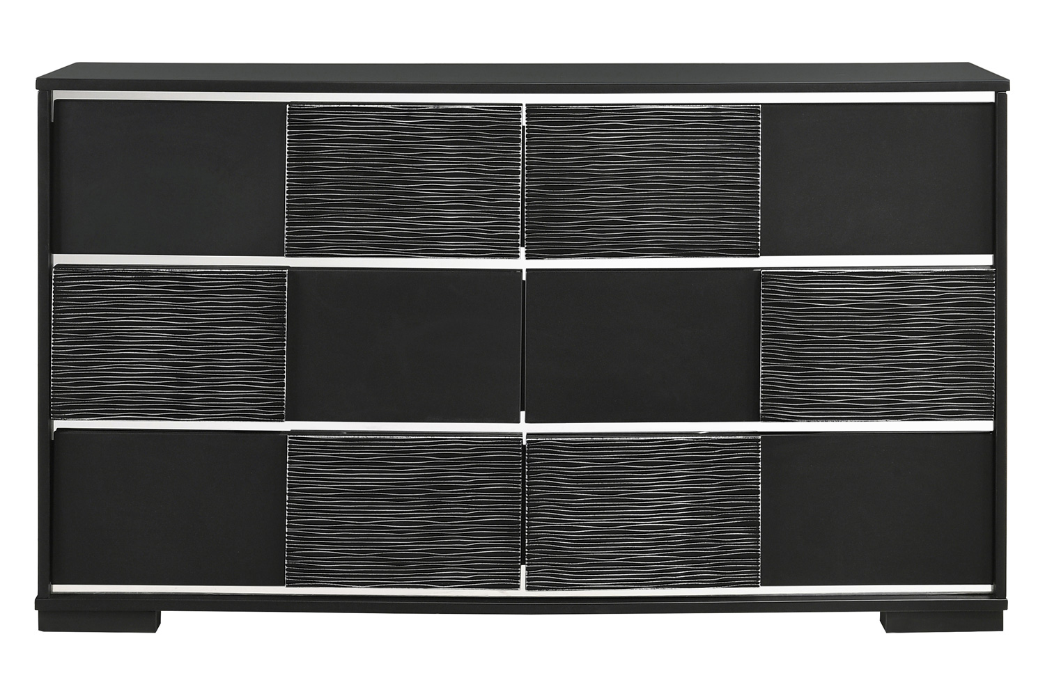 Coaster - Blacktoft 6-Drawer Dresser in Black