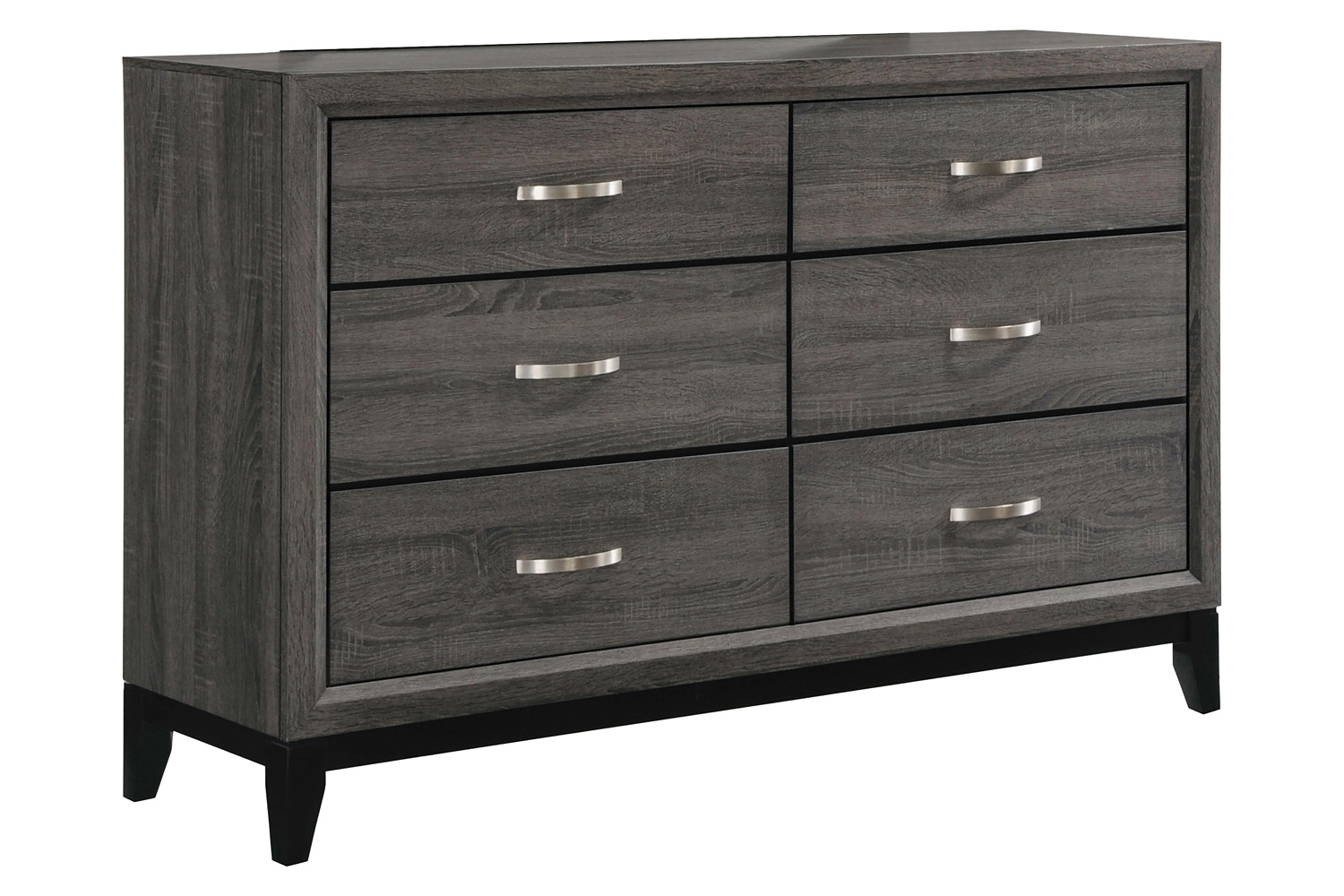 Coaster Watson Eastern King Bed - Gray Oak/Black