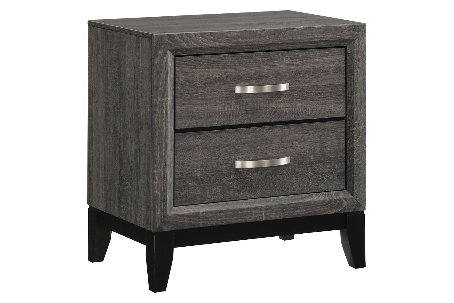 Coaster Watson California King Panel Bed - Gray Oak/Black