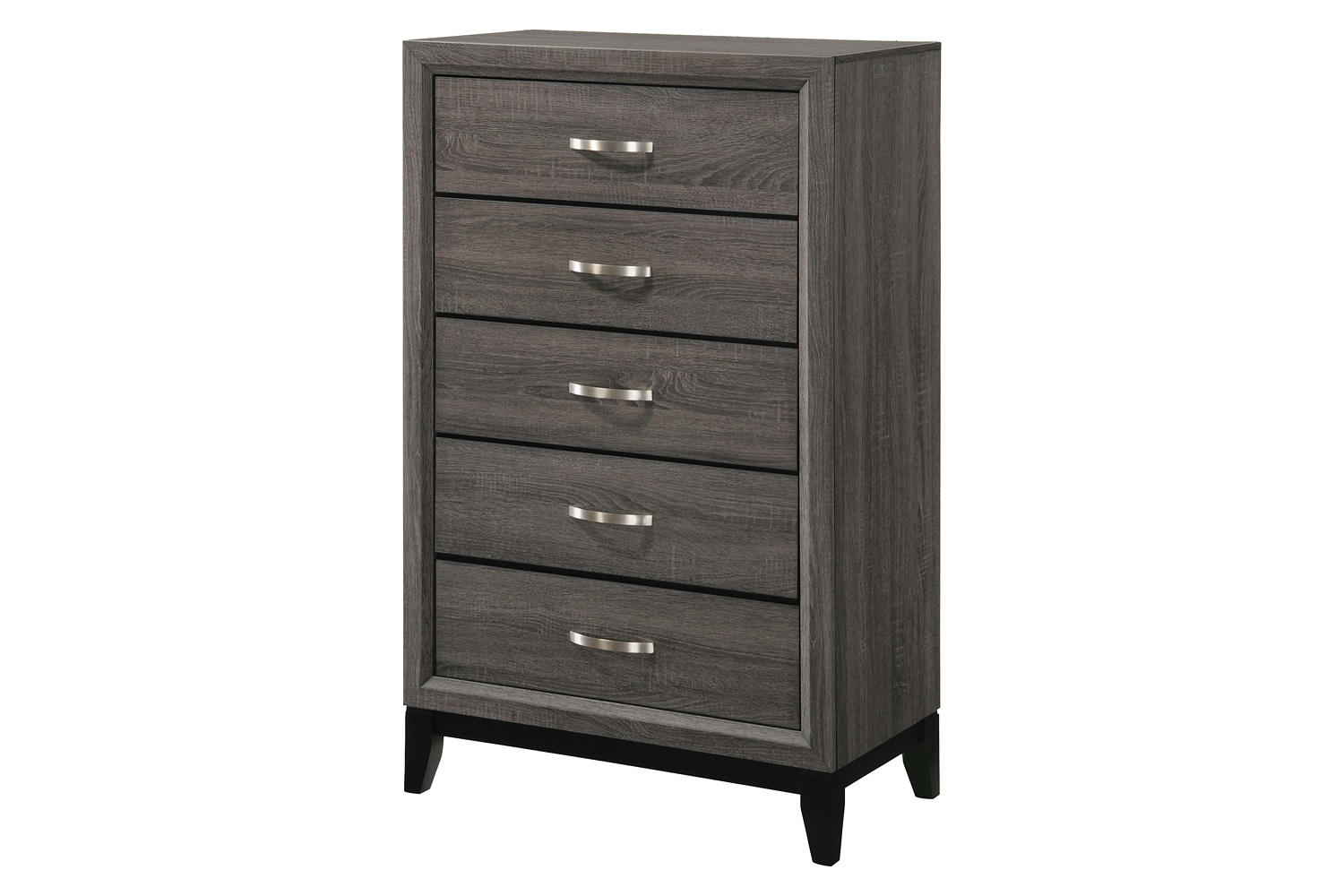 Coaster Watson California King Panel Bed - Gray Oak/Black