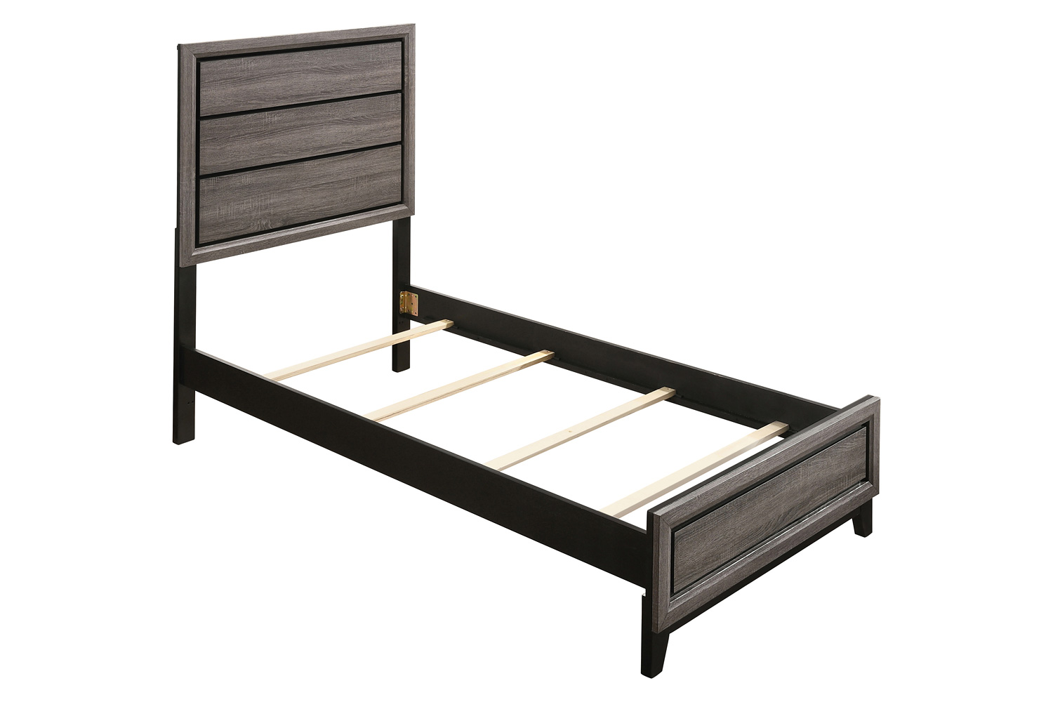 Coaster Watson Twin Panel Bed - Gray Oak