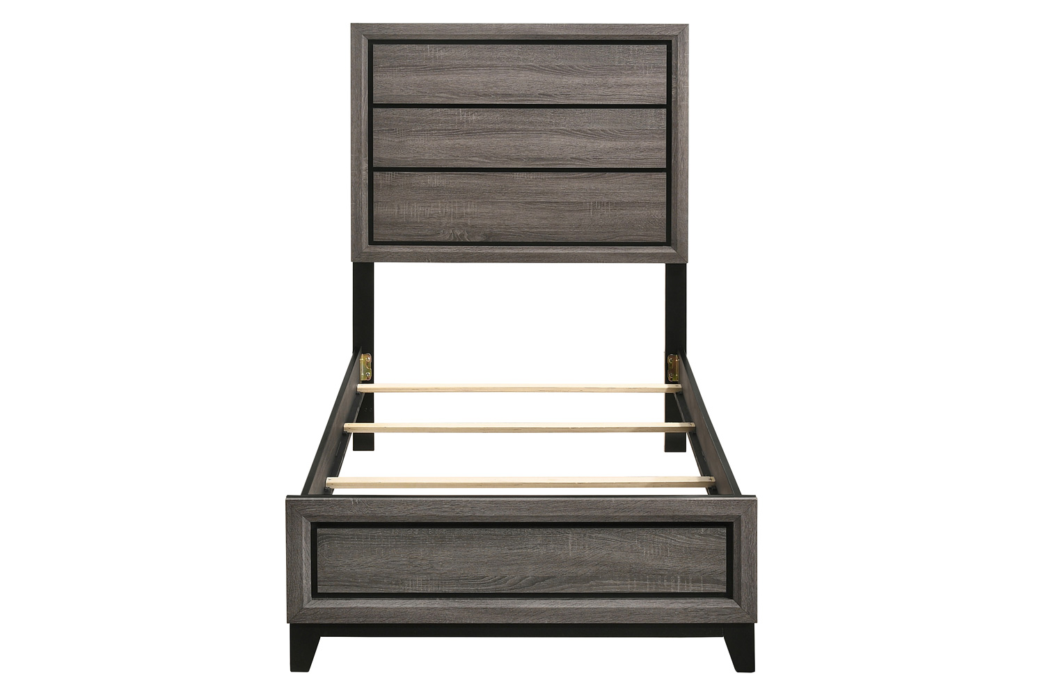 Coaster Watson Twin Panel Bed - Gray Oak