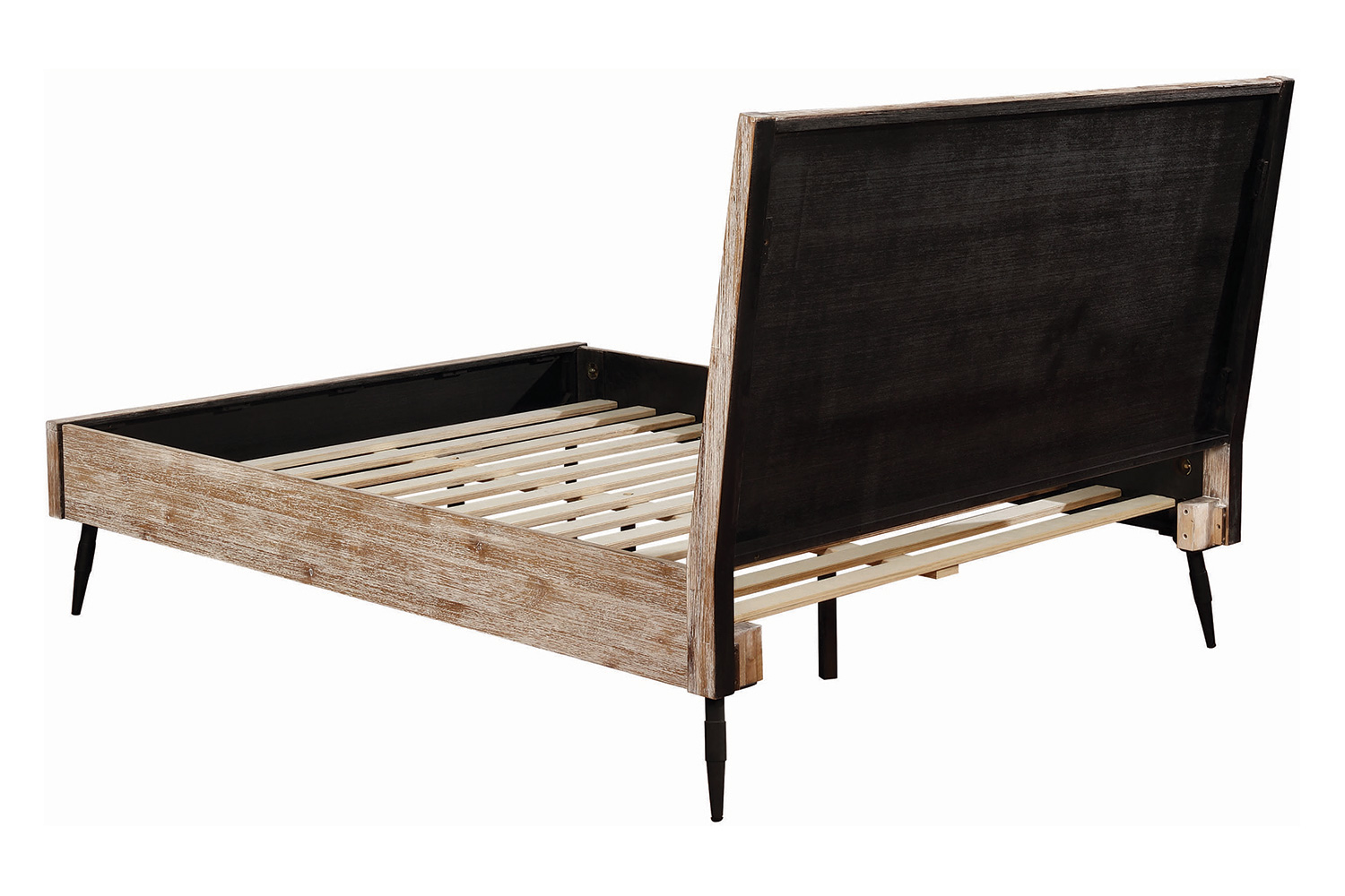 Coaster Marlow Eastern King Platform Bed - Rough Sawn Multi