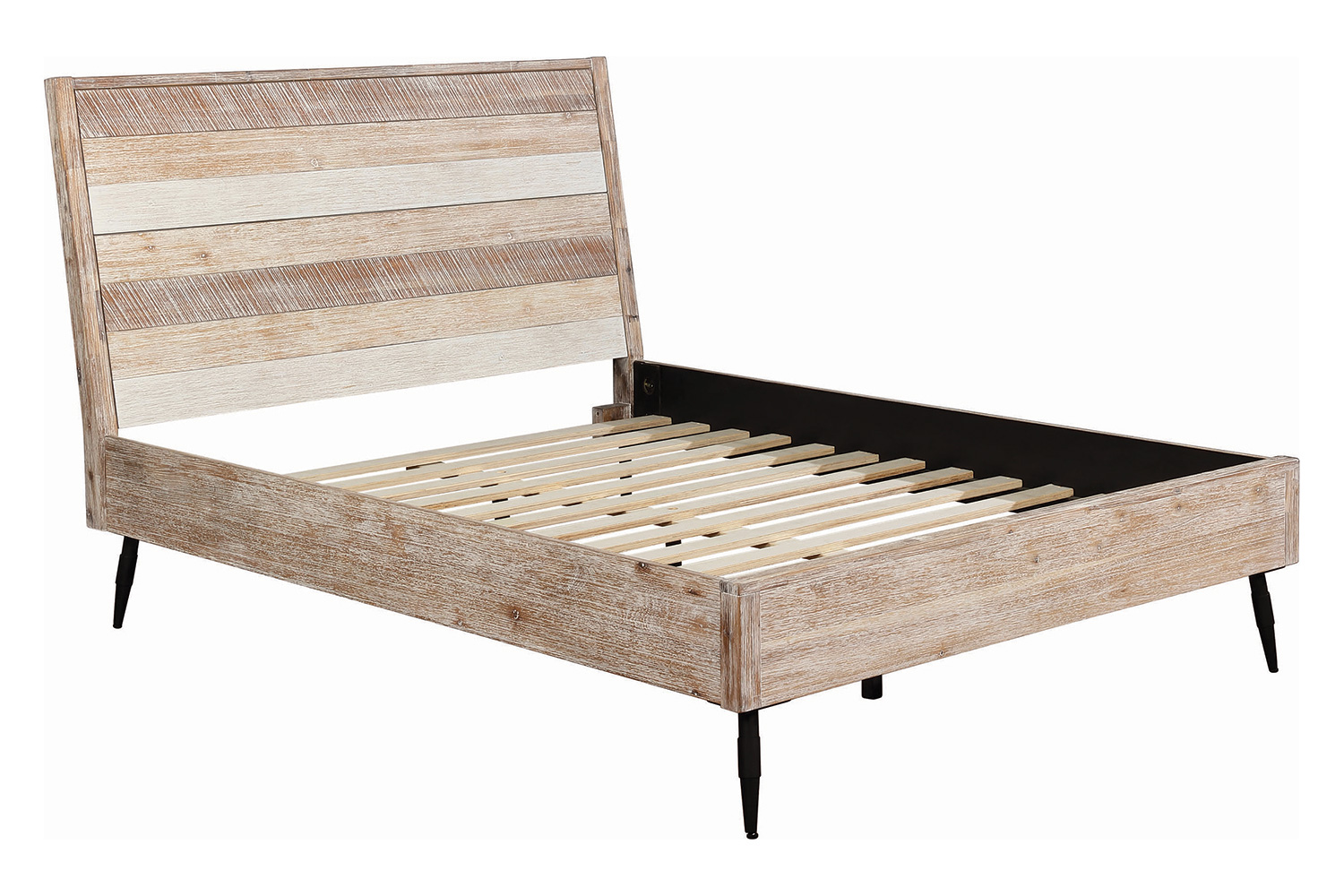 Coaster Marlow Queen Platform Bed - Rough Sawn Multi