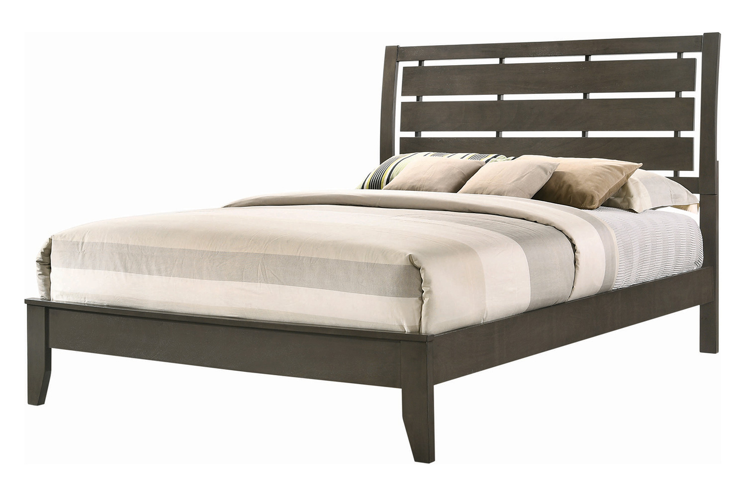 Coaster Serenity Full Panel Bed - Mod Gray