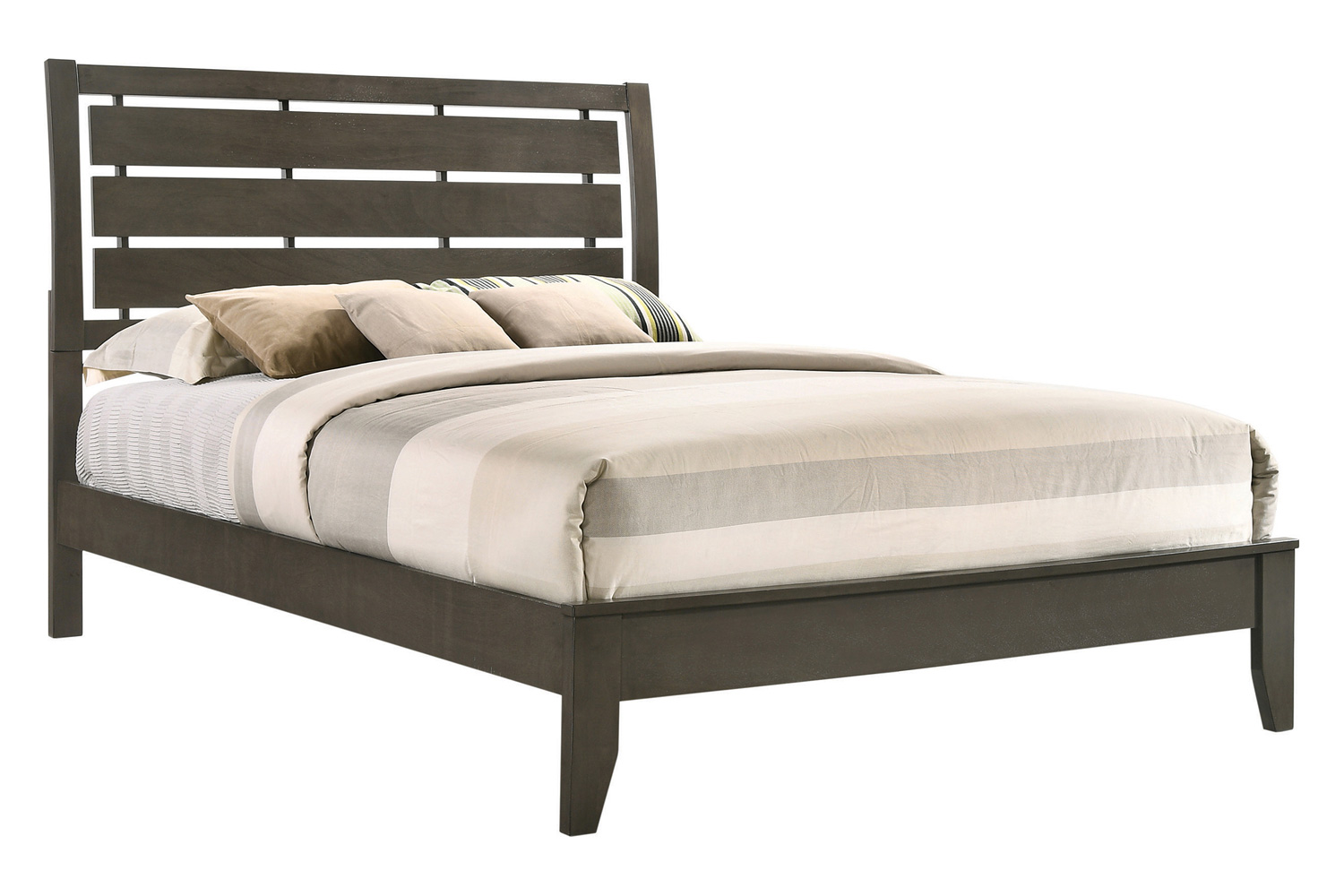 Coaster Serenity Queen Panel Bed - Mod Gray