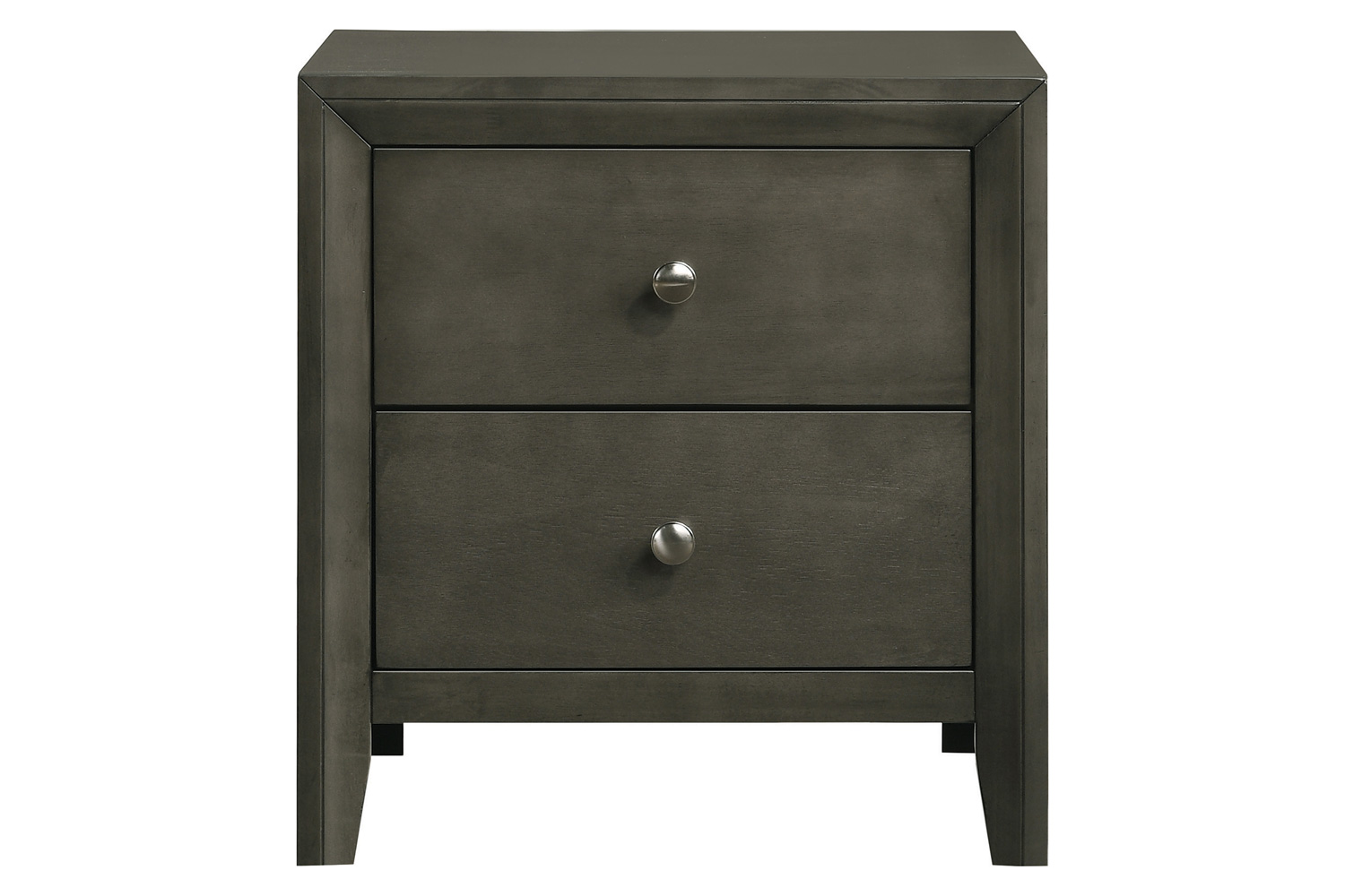 Coaster - Serenity 2-Drawer Nightstand in Mod Gray