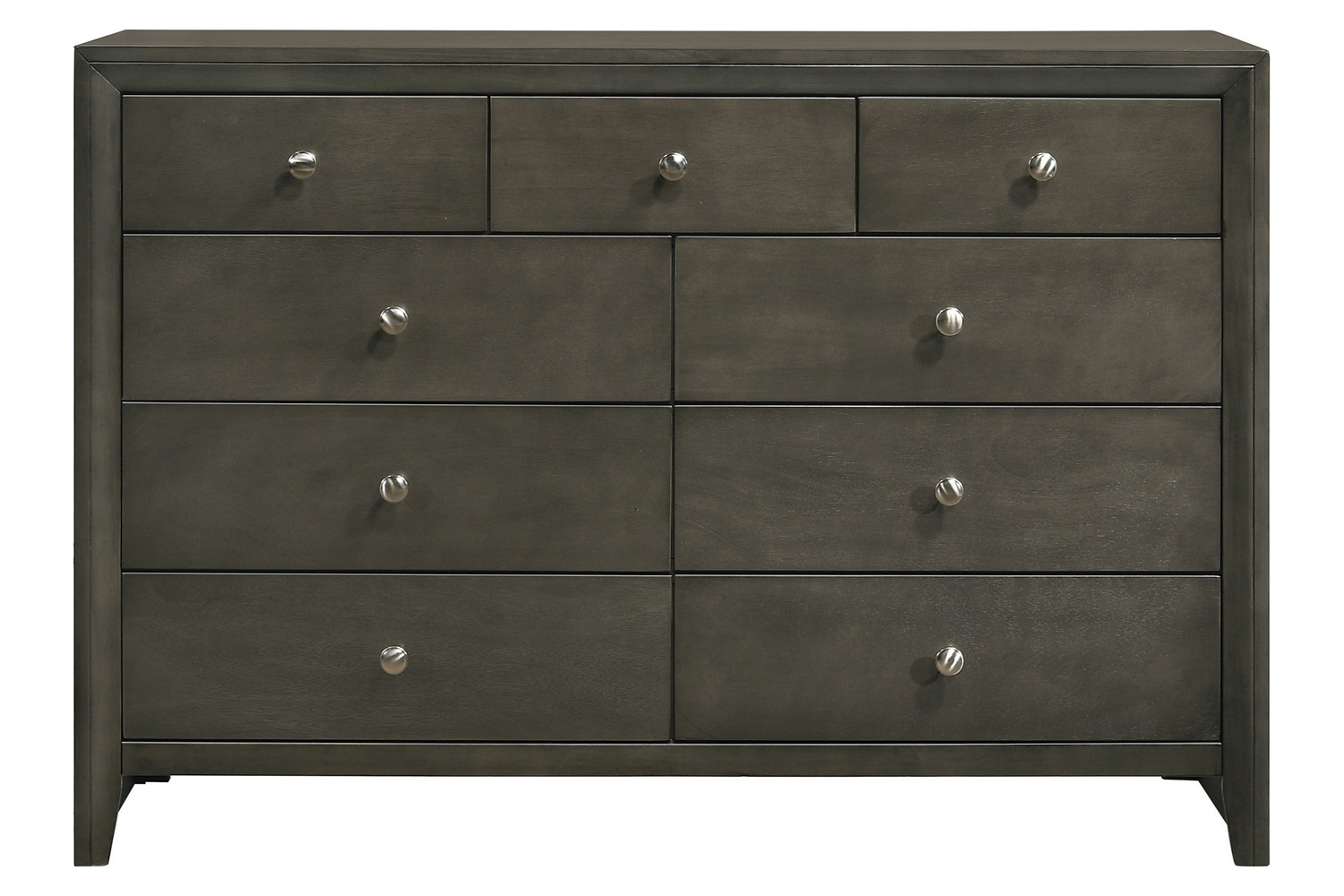 Coaster - Serenity 9-Drawer Dresser in Mod Gray