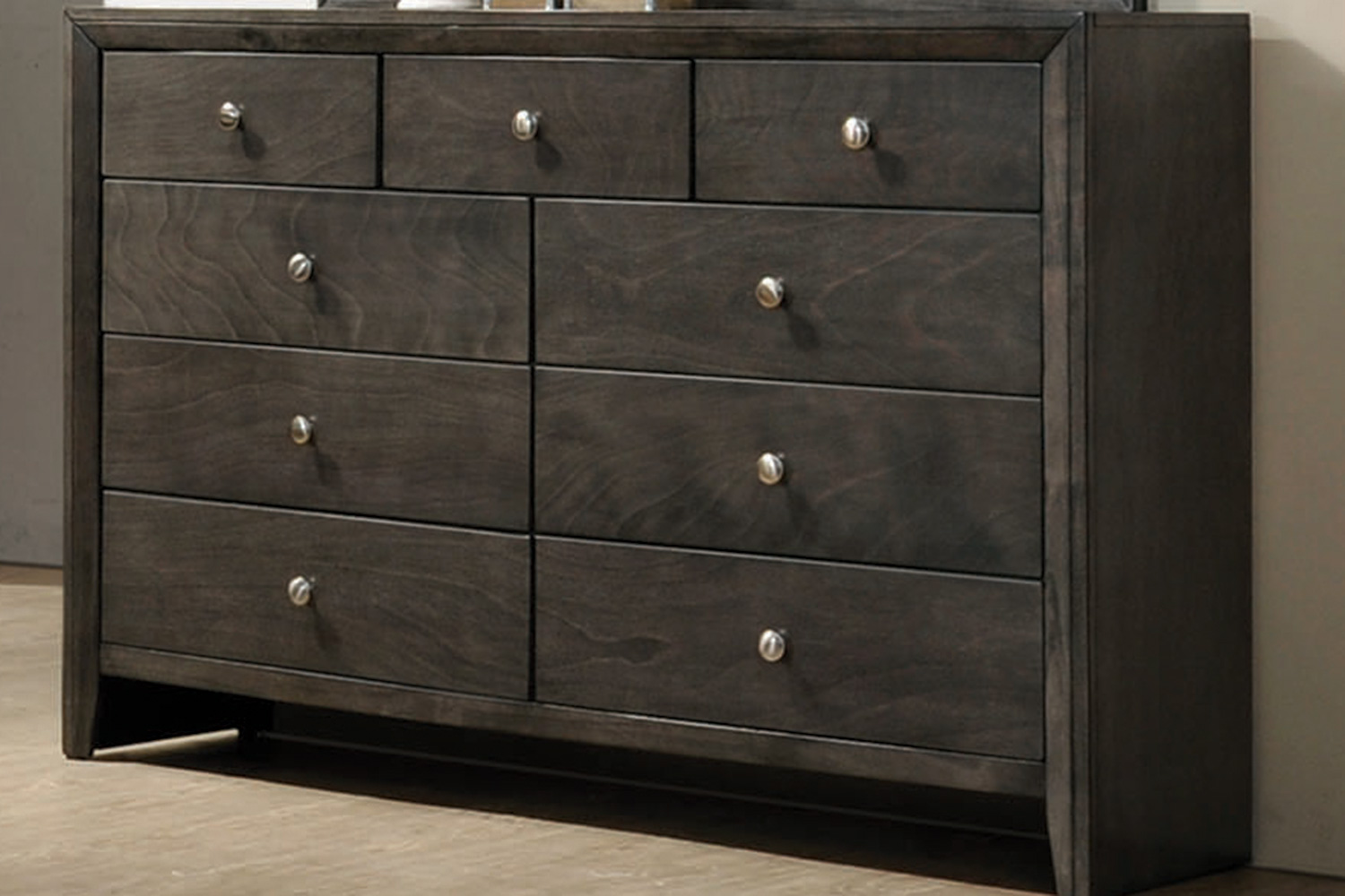 Coaster - Serenity 9-Drawer Dresser in Mod Gray