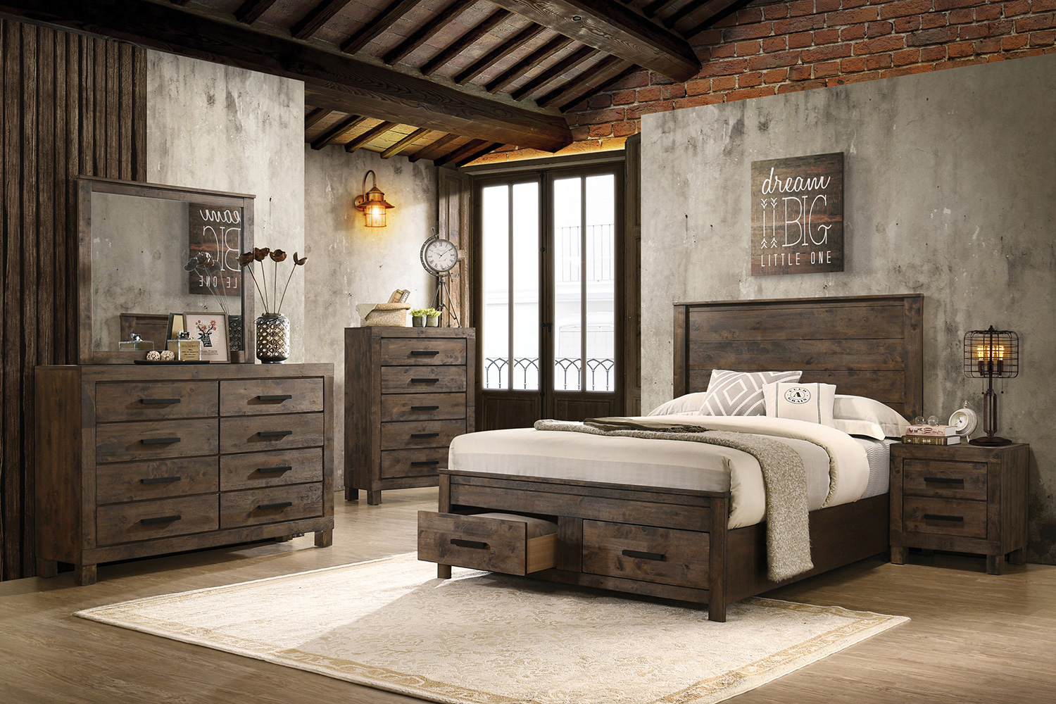 Coaster - Woodmont Eastern King Storage Bed