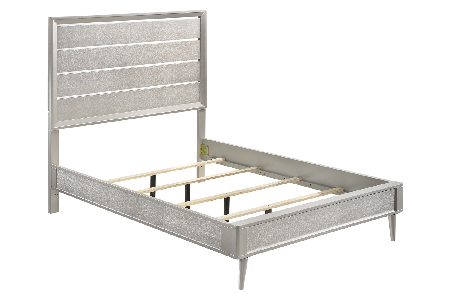 Coaster Ramon Full Panel Bed - Metallic Sterling