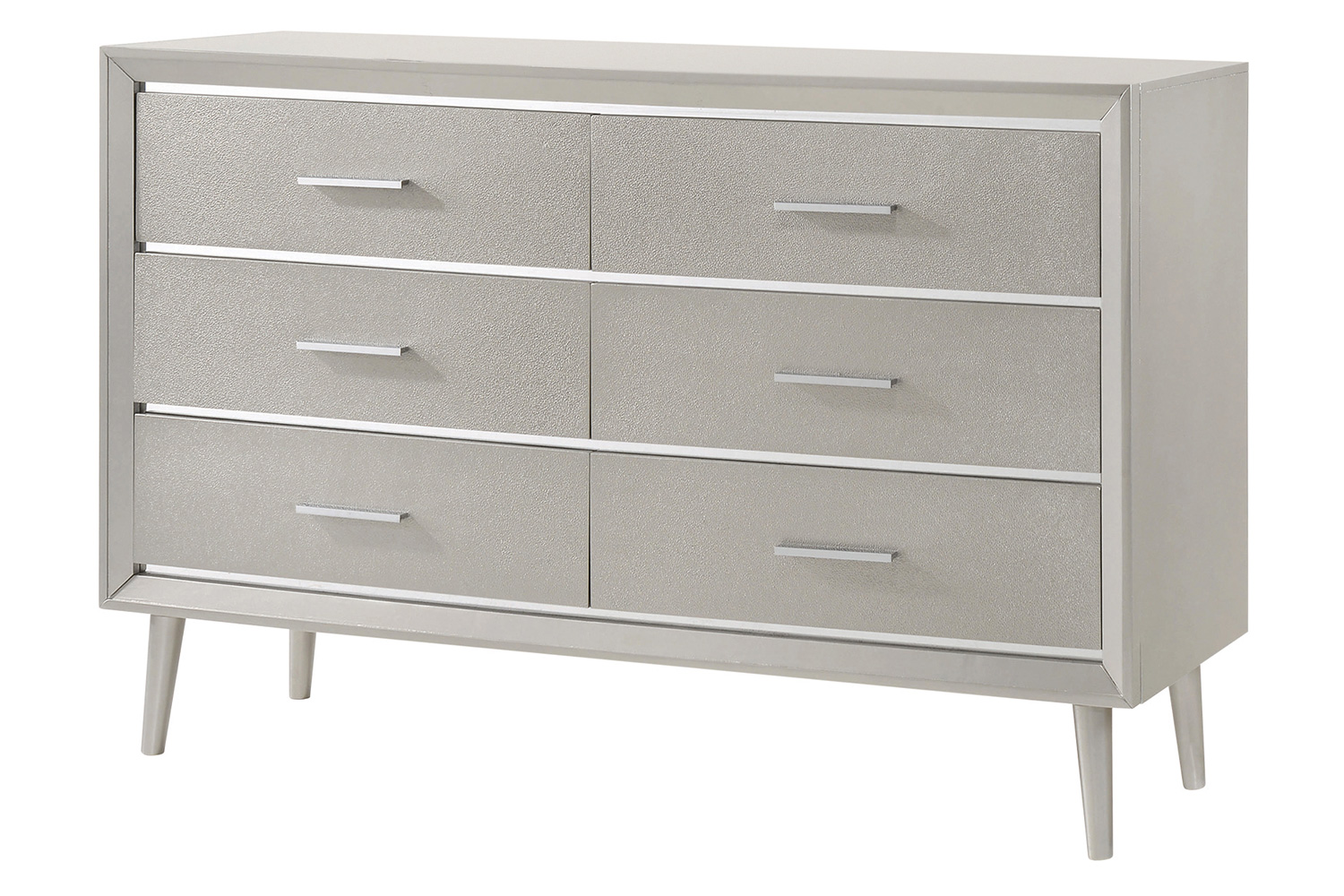 Coaster - Ramon 6-Drawer Dresser in Metallic Sterling