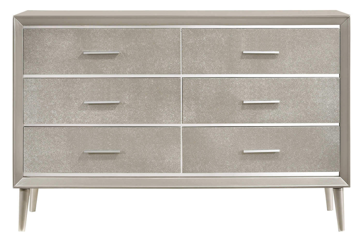 Coaster - Ramon 6-Drawer Dresser in Metallic Sterling