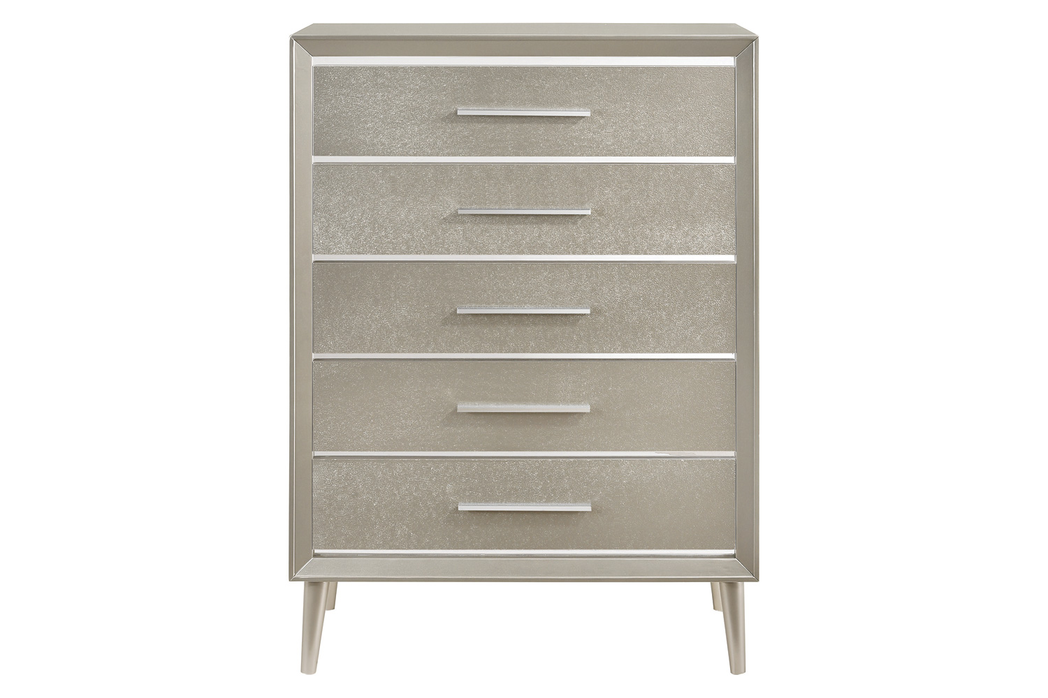 Coaster - Ramon 5-Drawer Chest in Metallic Sterling