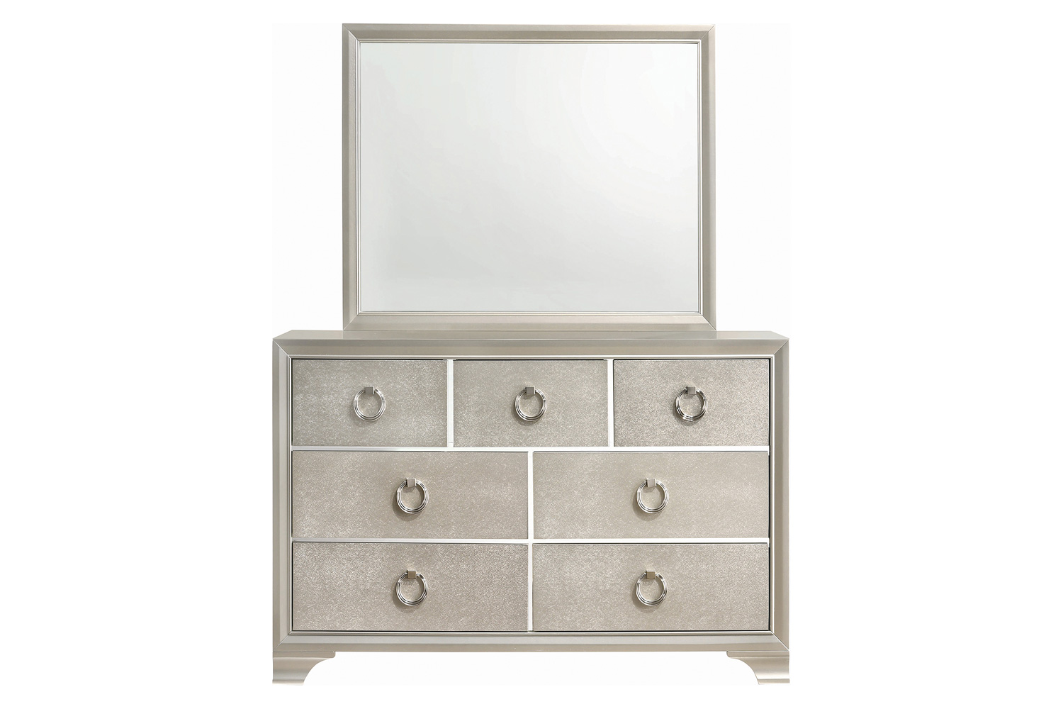 Coaster - Salford 7-Drawer Dresser in Metallic Sterling