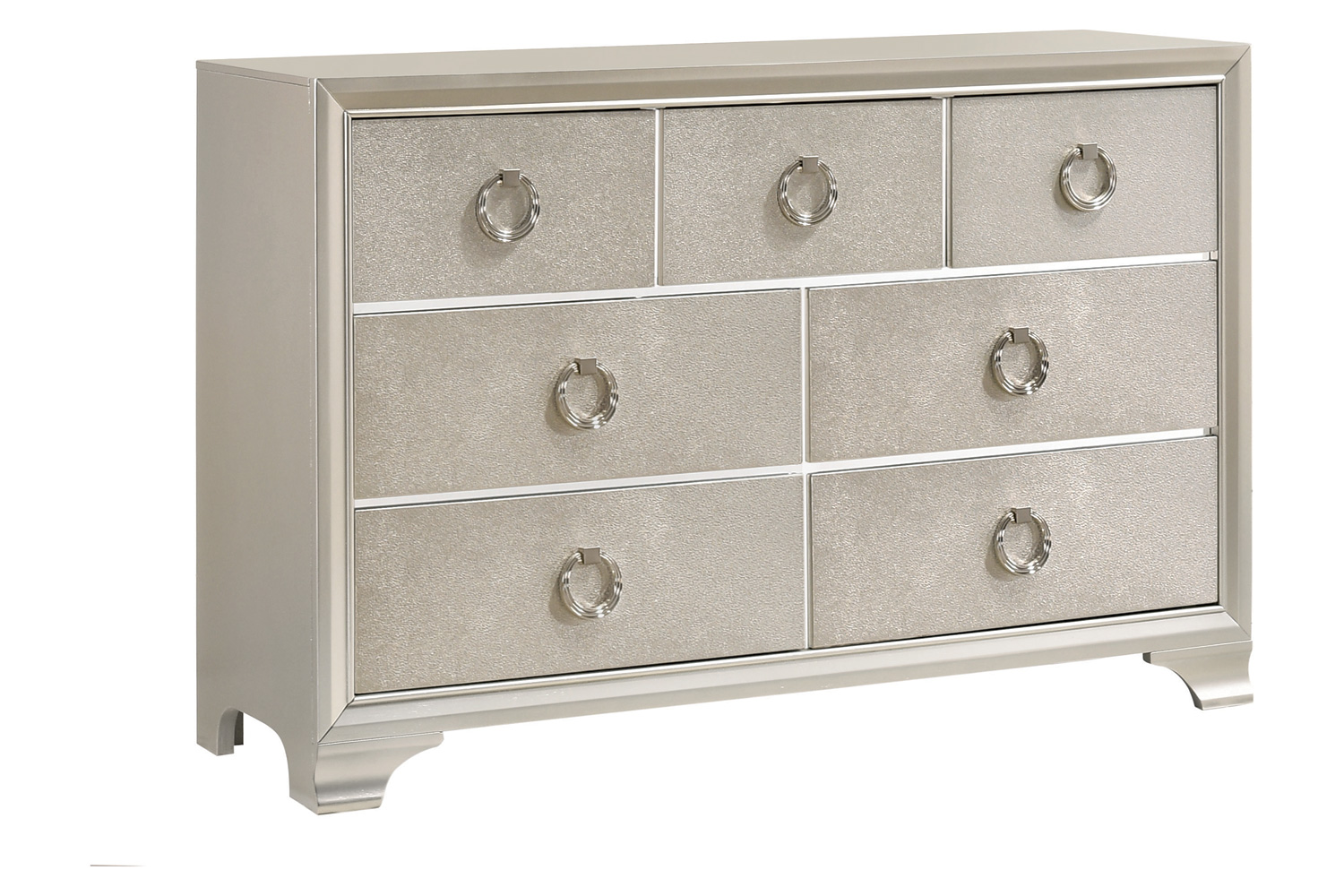 Coaster - Salford 7-Drawer Dresser in Metallic Sterling