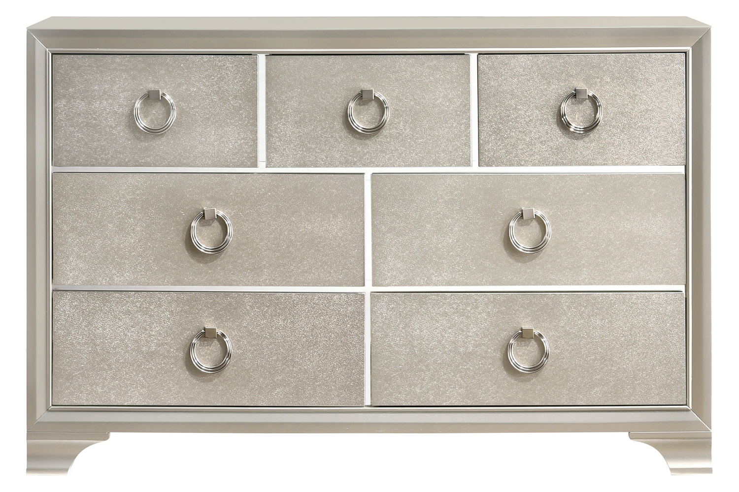 Coaster - Salford 7-Drawer Dresser in Metallic Sterling