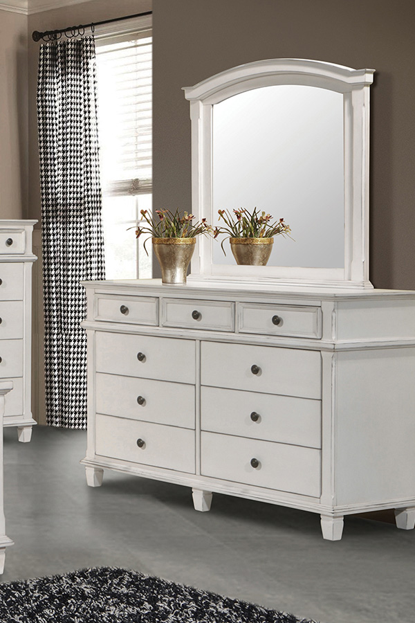 Coaster - Carolina 9-Drawer Dresser in Antique White