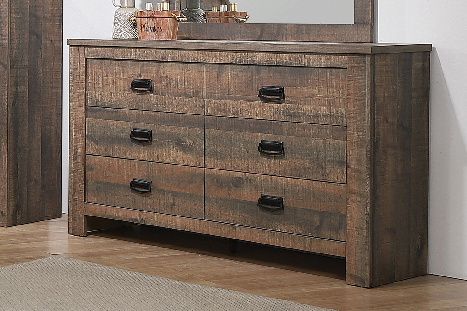 Coaster - Frederick 6-Drawer Dresser in Weathered Oak