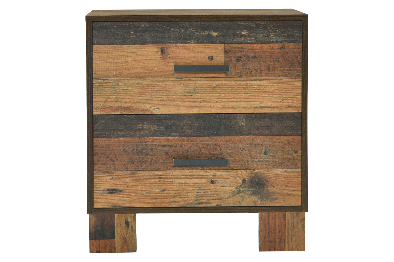 Coaster - Sidney 2-Drawer Nightstand in Rustic Pine