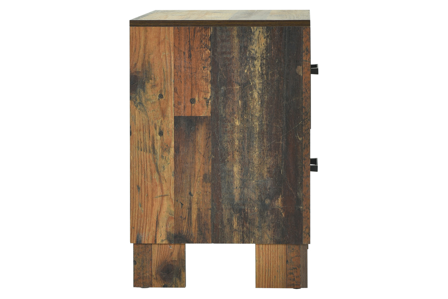 Coaster - Sidney 2-Drawer Nightstand in Rustic Pine