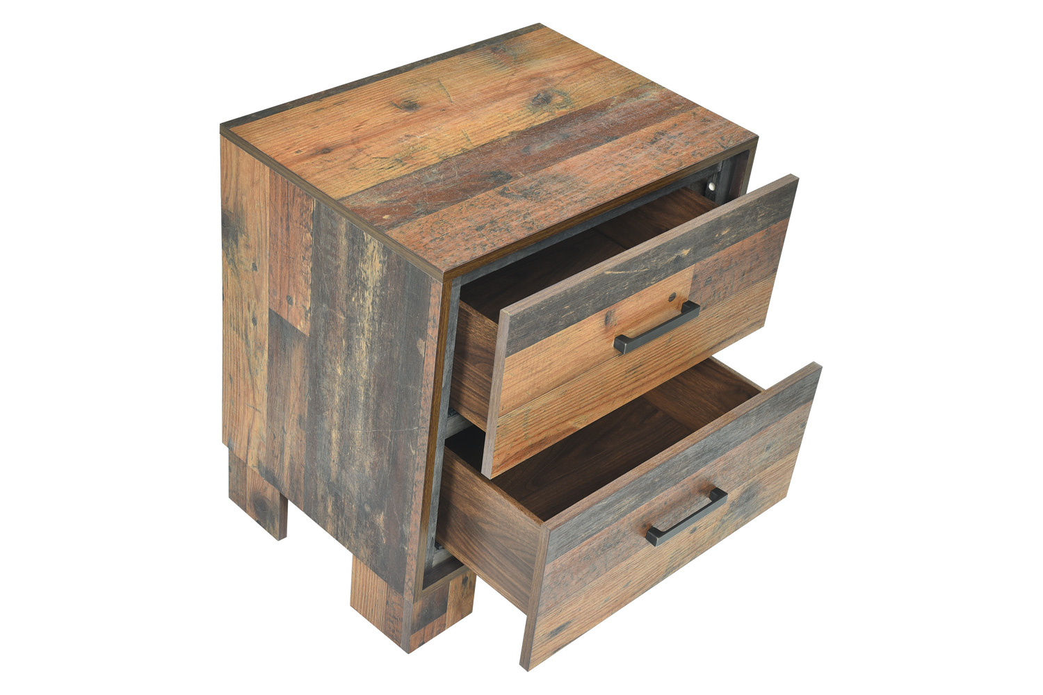 Coaster - Sidney 2-Drawer Nightstand in Rustic Pine