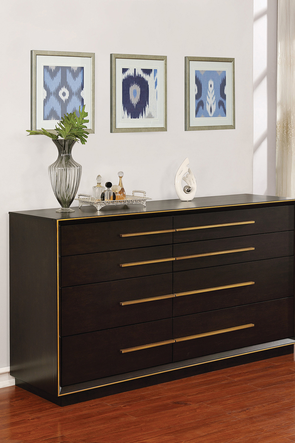 Coaster - Durango 8-Drawer Dresser in Smoked Peppercorn