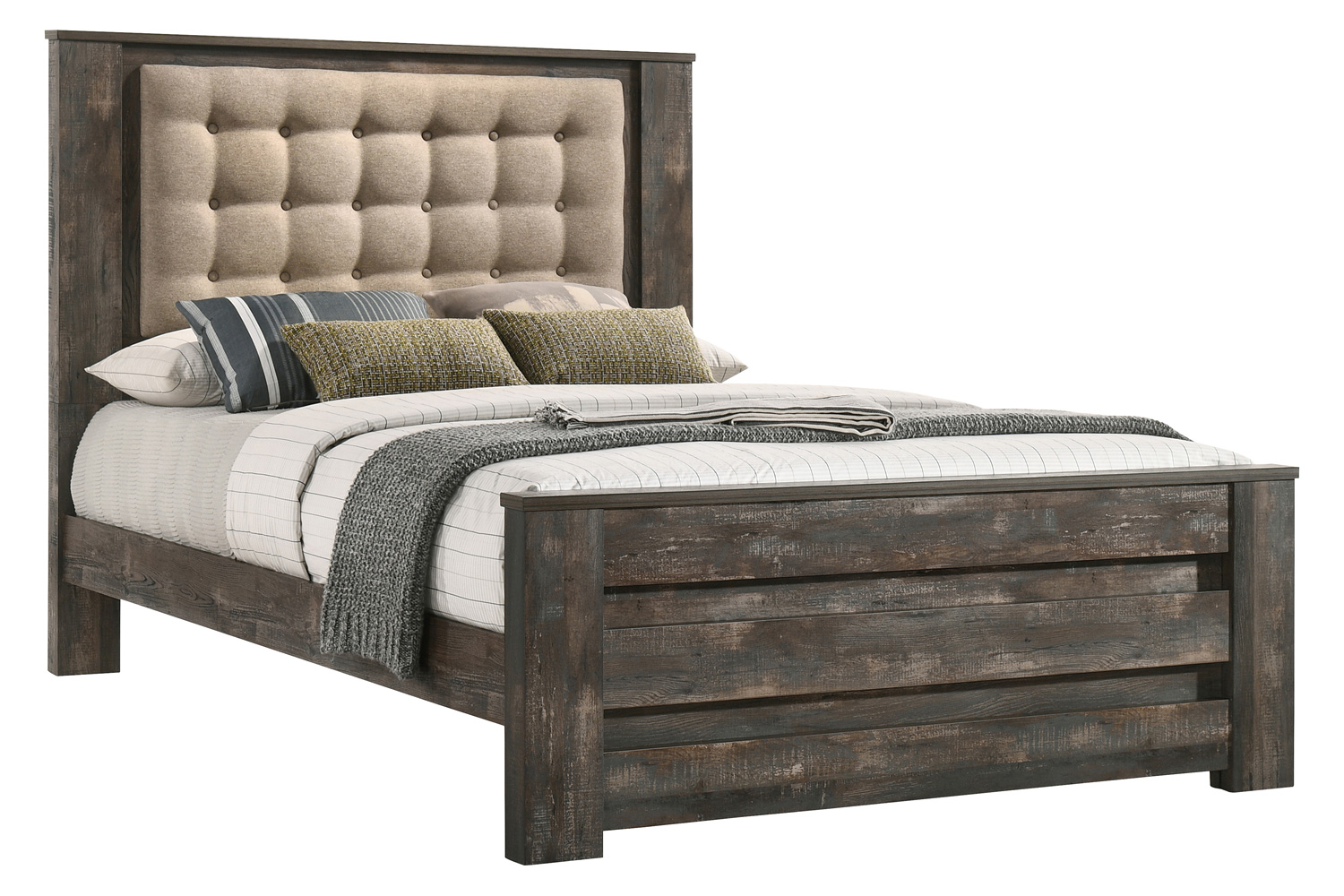 Coaster - Ridgedale Tufted Headboard Eastern King Bed