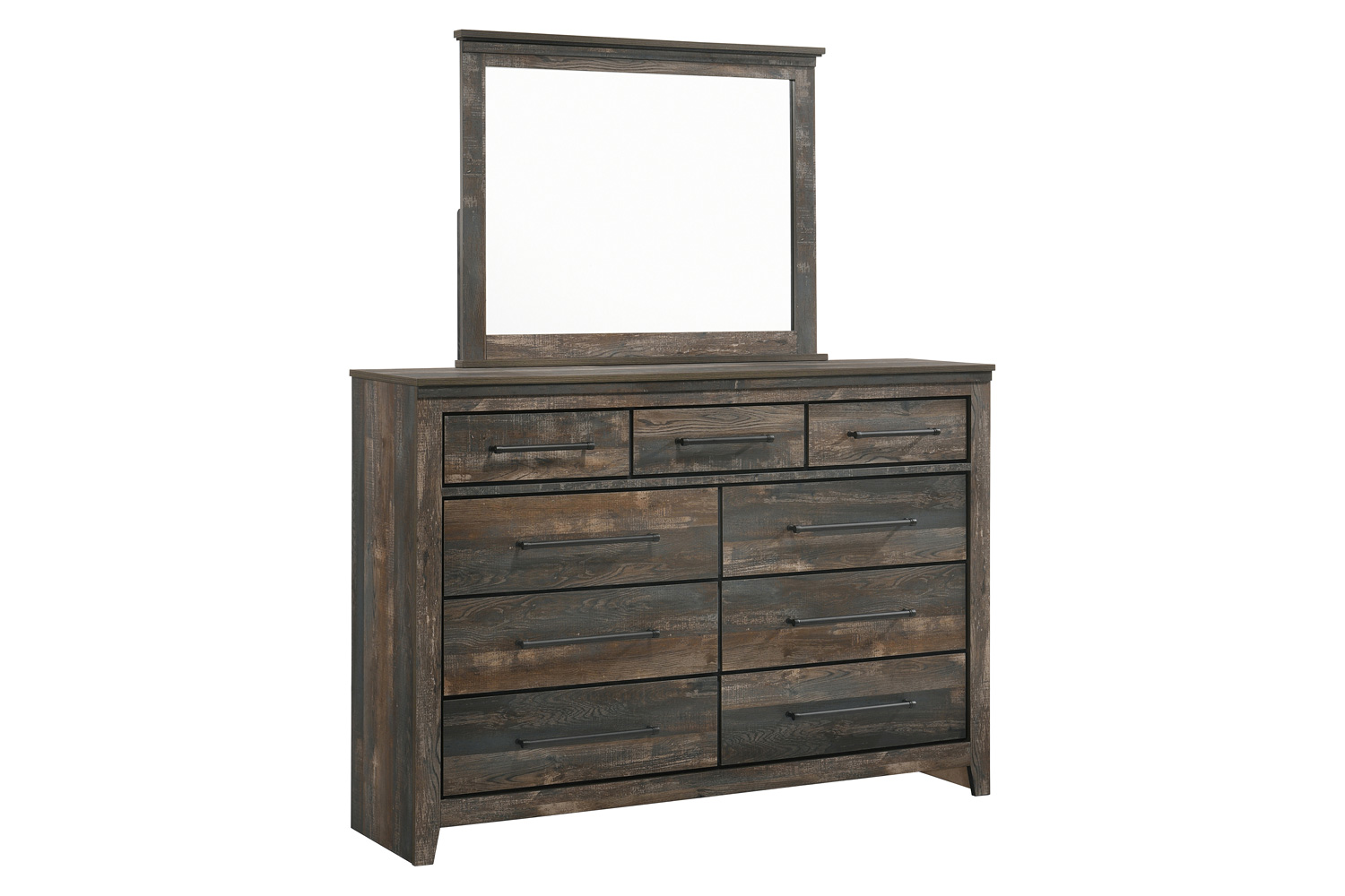 Coaster - Ridgedale 9-Drawer Dresser in Weathered Dark Brown