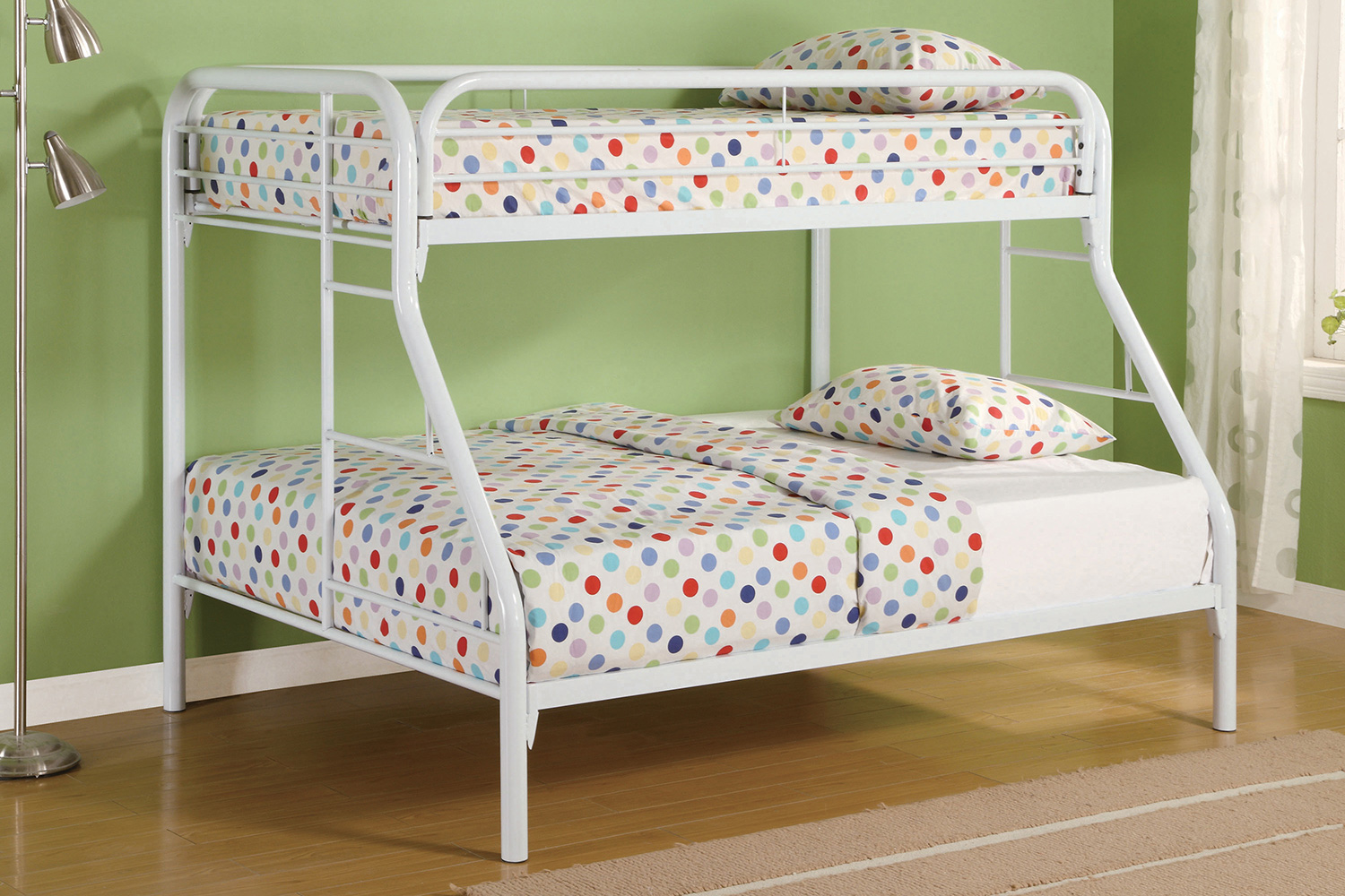 Coaster Morgan Twin Over Full Bunk Bed - White