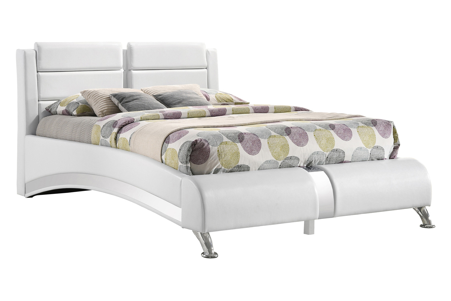 Coaster - Full Upholstered Platform Bed