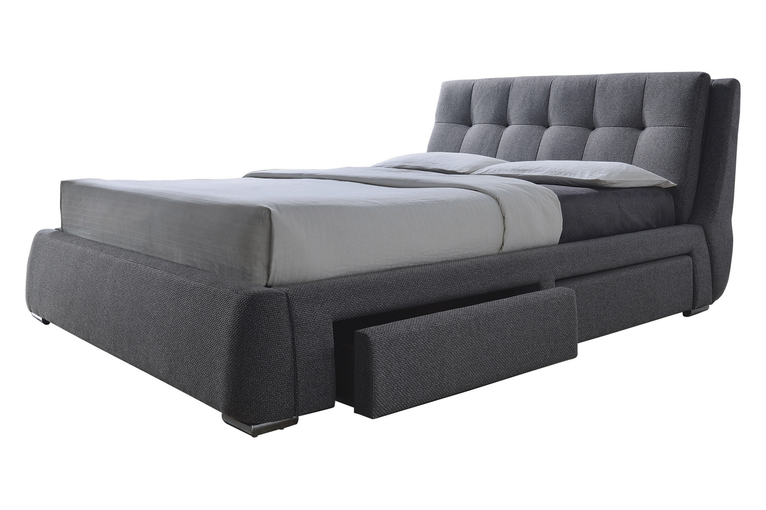 Coaster - Fenbrook Eastern King Tufted Upholstered Storage Bed