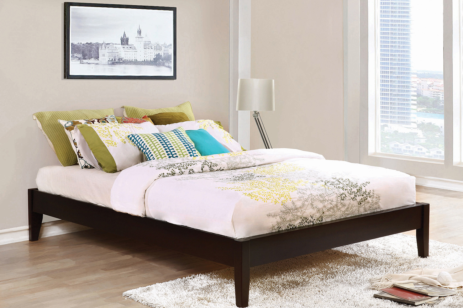 Coaster™ Hounslow California King Universal Platform Bed - Cappuccino