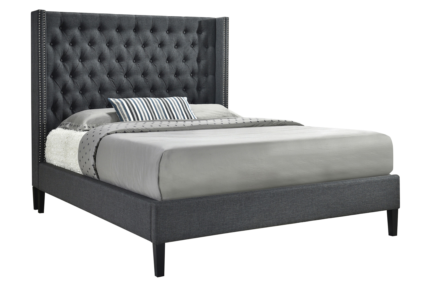 Coaster - Summerset Full Button Tufted Upholstered Bed