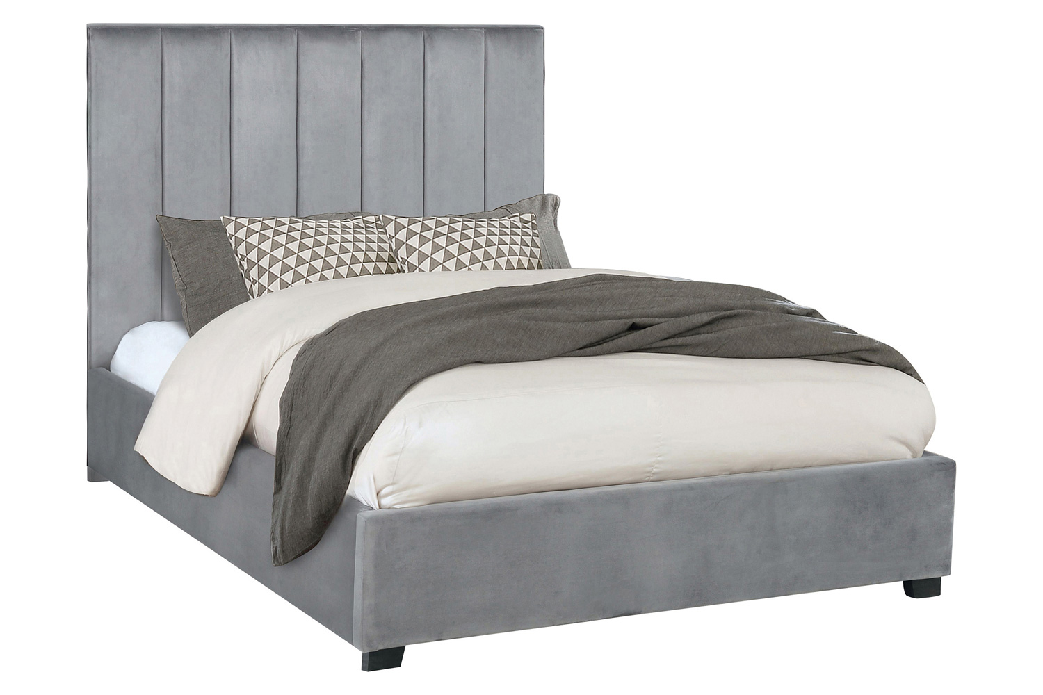 Coaster - Arles Eastern King Vertical Channeled Tufted Bed