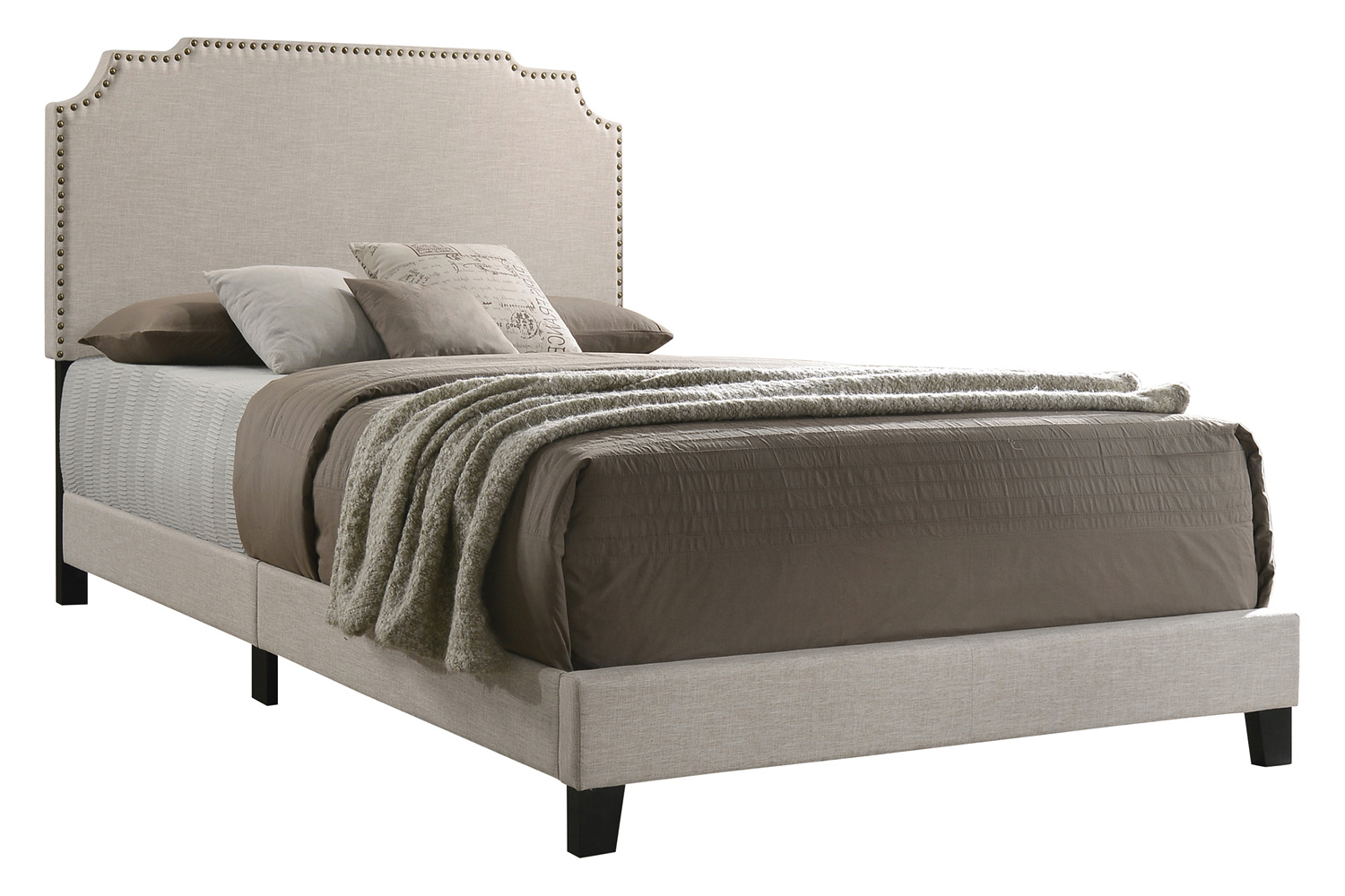 Coaster - Tamarac Upholstered Nailhead Full Bed