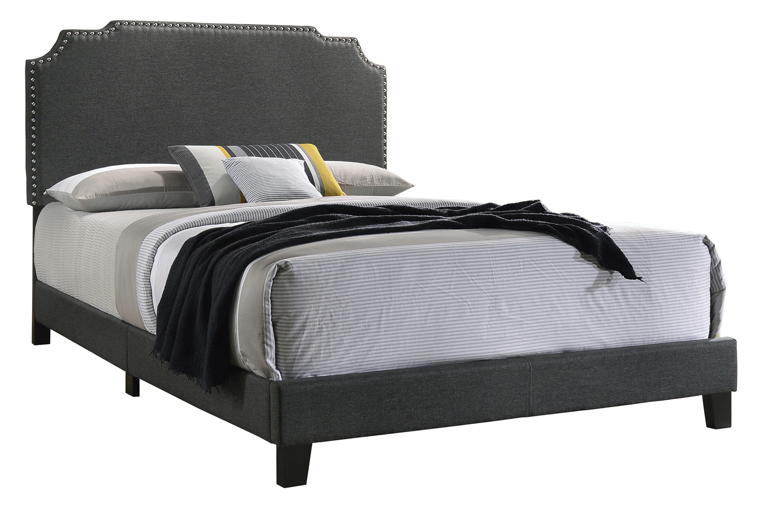 Coaster - Tamarac Upholstered Nailhead Full Bed