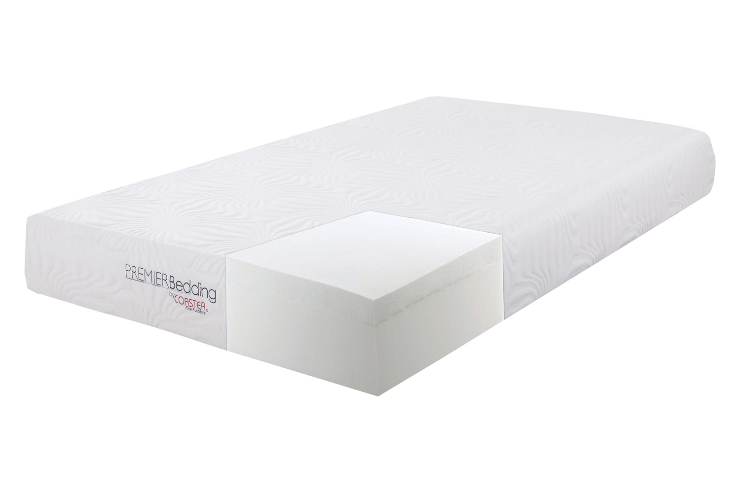 Coaster™ Key Full Memory Foam Mattress - White