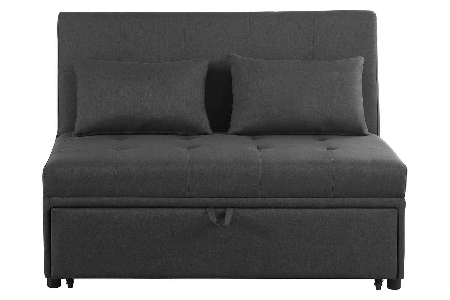 Coaster - Lance Tufted Upholstered Sleeper Sofa Bed in Gray