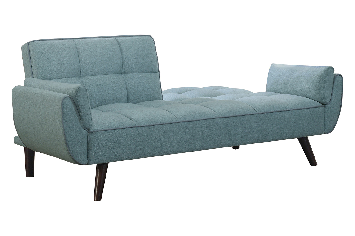 Coaster - Caufield Biscuit-Tufted Sofa Bed in Turquoise Blue