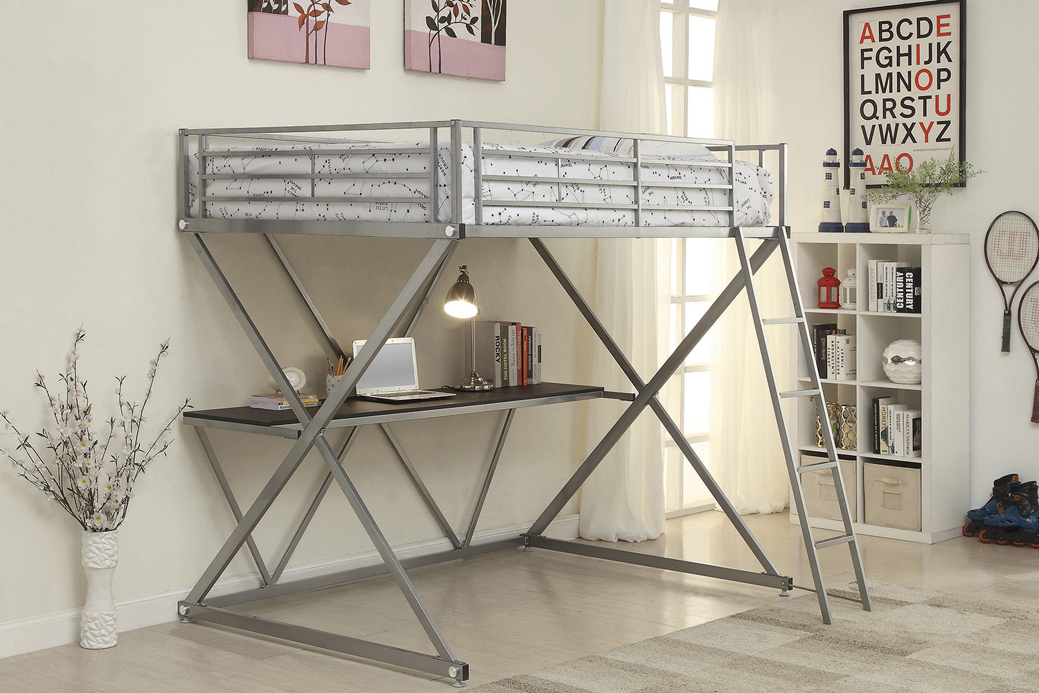 Coaster - Hyde Full Workstation Loft Bed