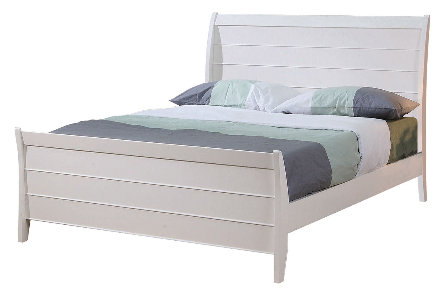 Coaster - Selena Full Sleigh Platform Bed