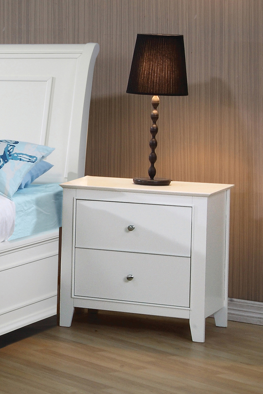 Coaster - Selena 2-Drawer Nightstand in Buttermilk