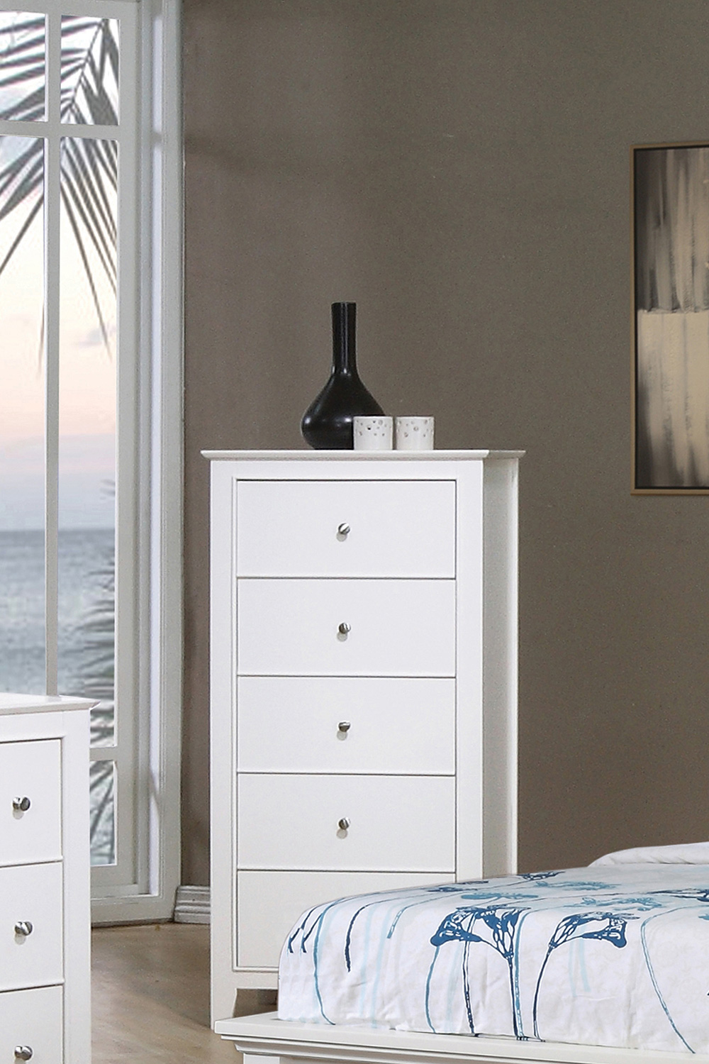 Coaster - Selena 5-Drawer Chest in Buttermilk